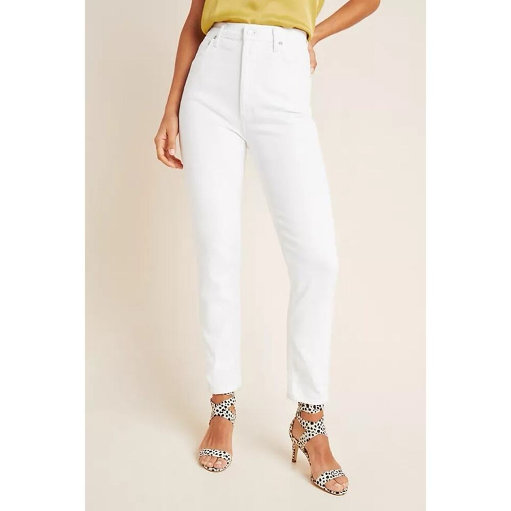 Agolde Nico White Ultra High Rise Slim Fit Button Fly Jeans Women’s Size 29 - Picture 13 of 13